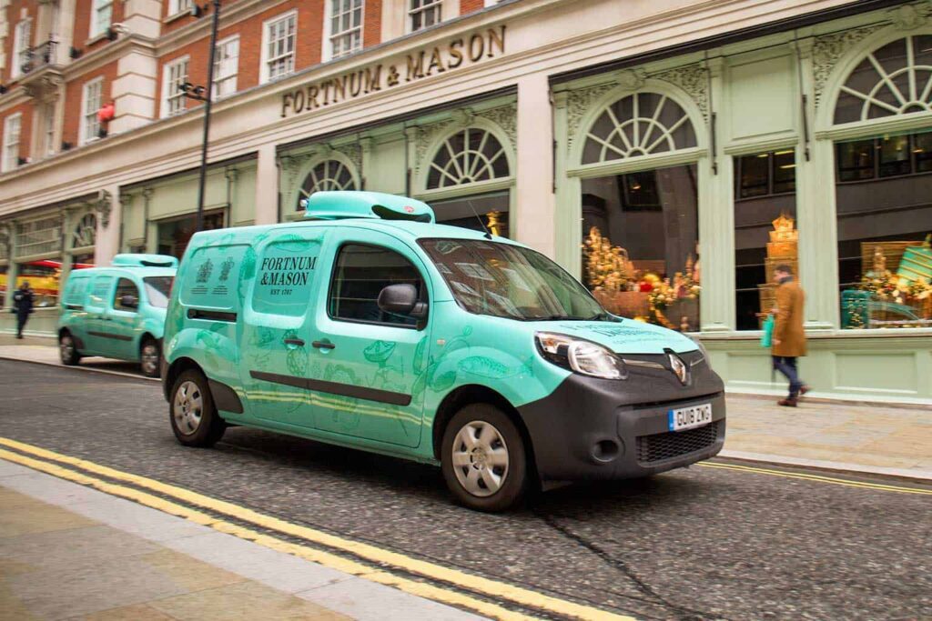 Fortnum & Mason EV Refrigerated Van