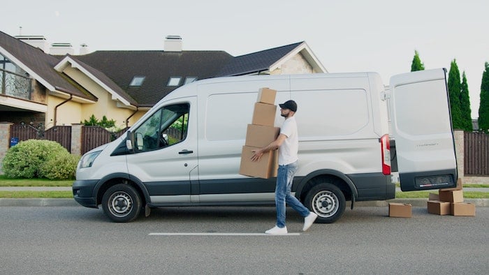Delivery Driver Van
