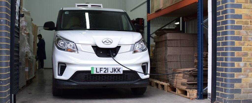Electric Refrigerated Van Charging