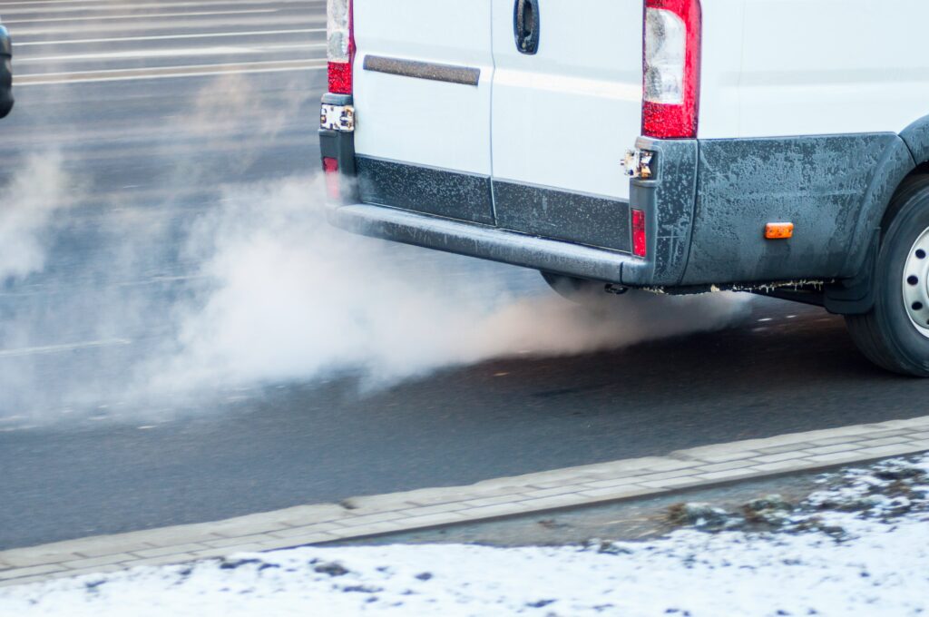 Old Van Exhaust C02 emissions